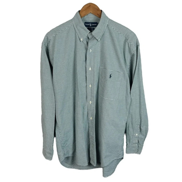 BF1080 Mens Polo Ralph Lauren Designer The BIG Shirt Plaid Button Down Shirt M - Picture 1 of 4